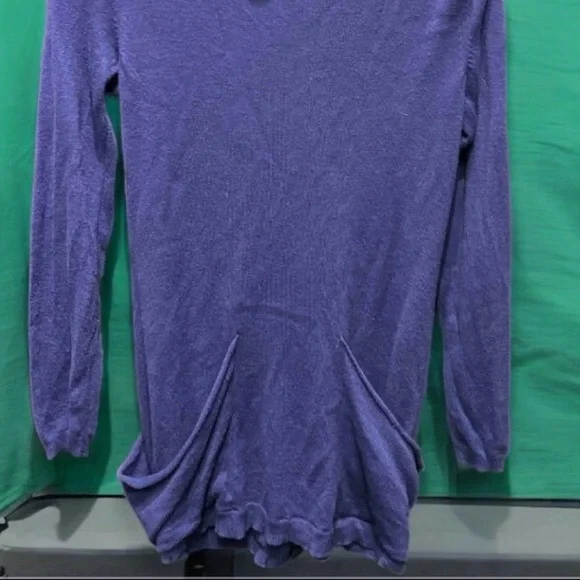 Athleta Women's purple Cardigan with Zipper & hood SMALL - Picture 5 of 5
